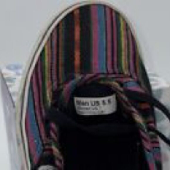 VANS Authentic Guate Stripe Sneaker Womens 7 Mens 5.5 Unisex Guatemalan Stripe. - Picture 5 of 5